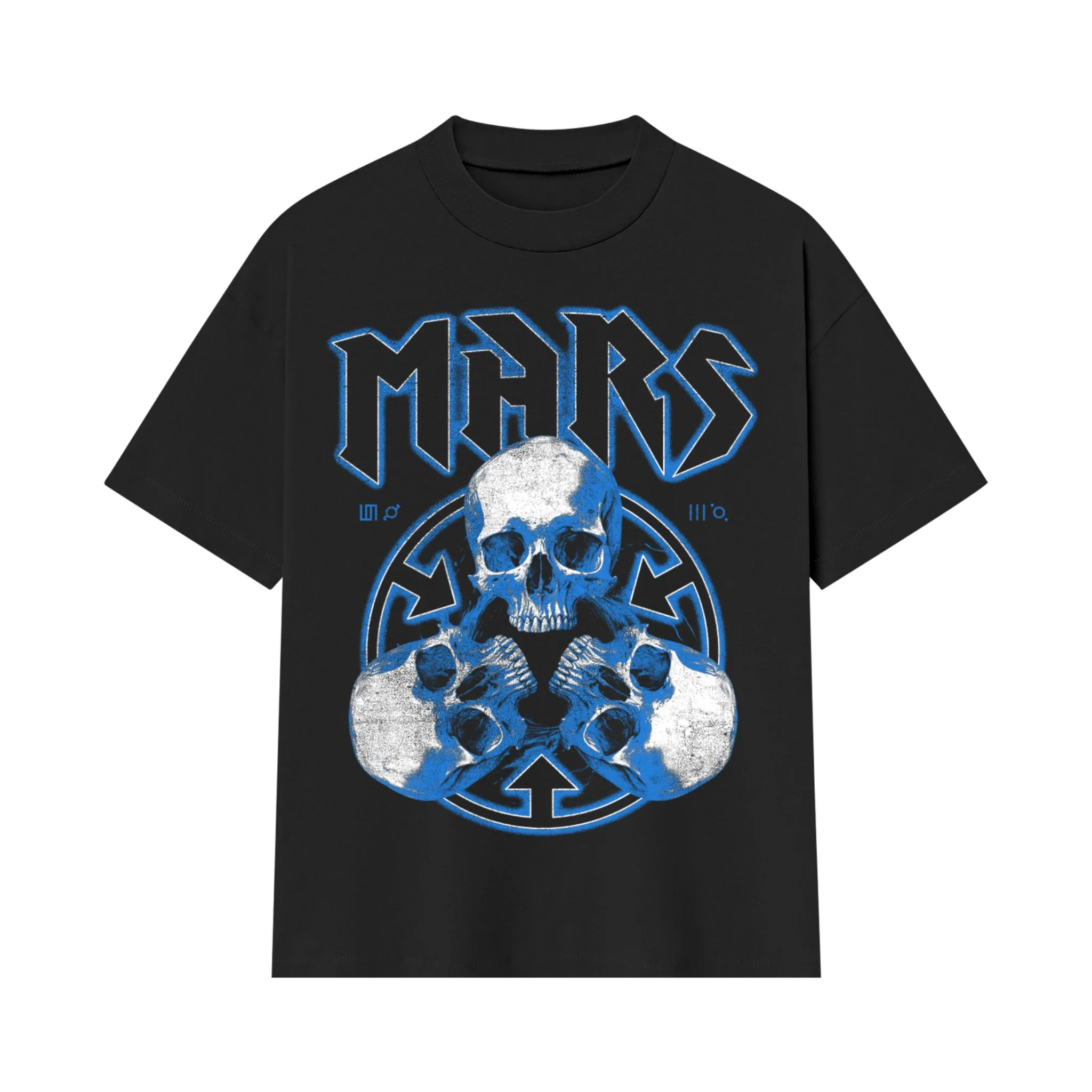 European Tour 2027 Blue Skulls Tee - Image 2