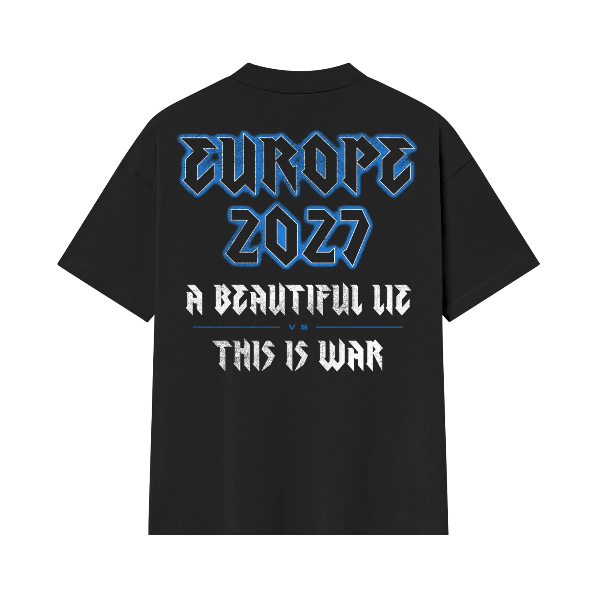 European Tour 2027 Blue Skulls Tee - Image 3
