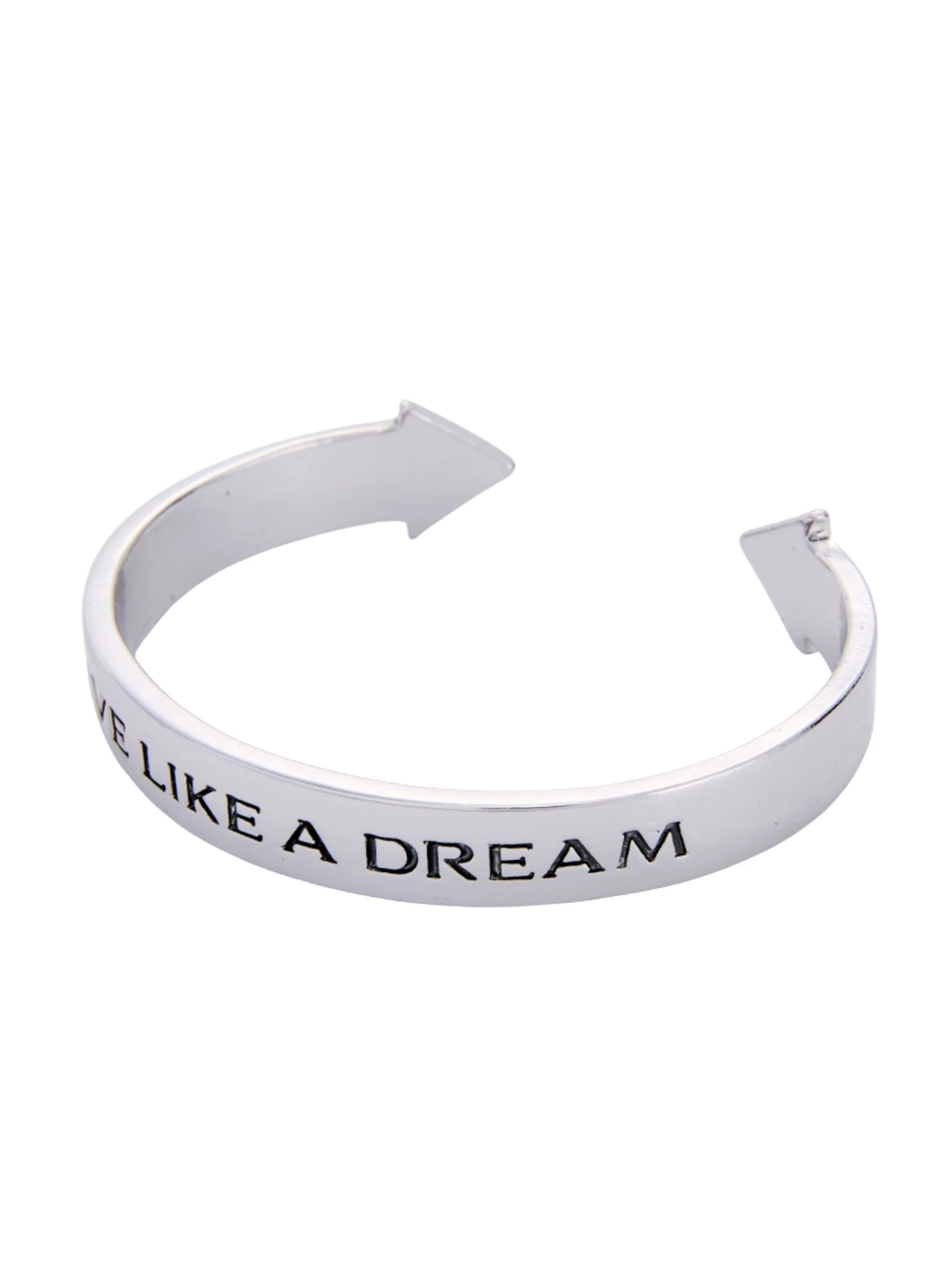 Live Like A Dream Silver Cuff - Image 3