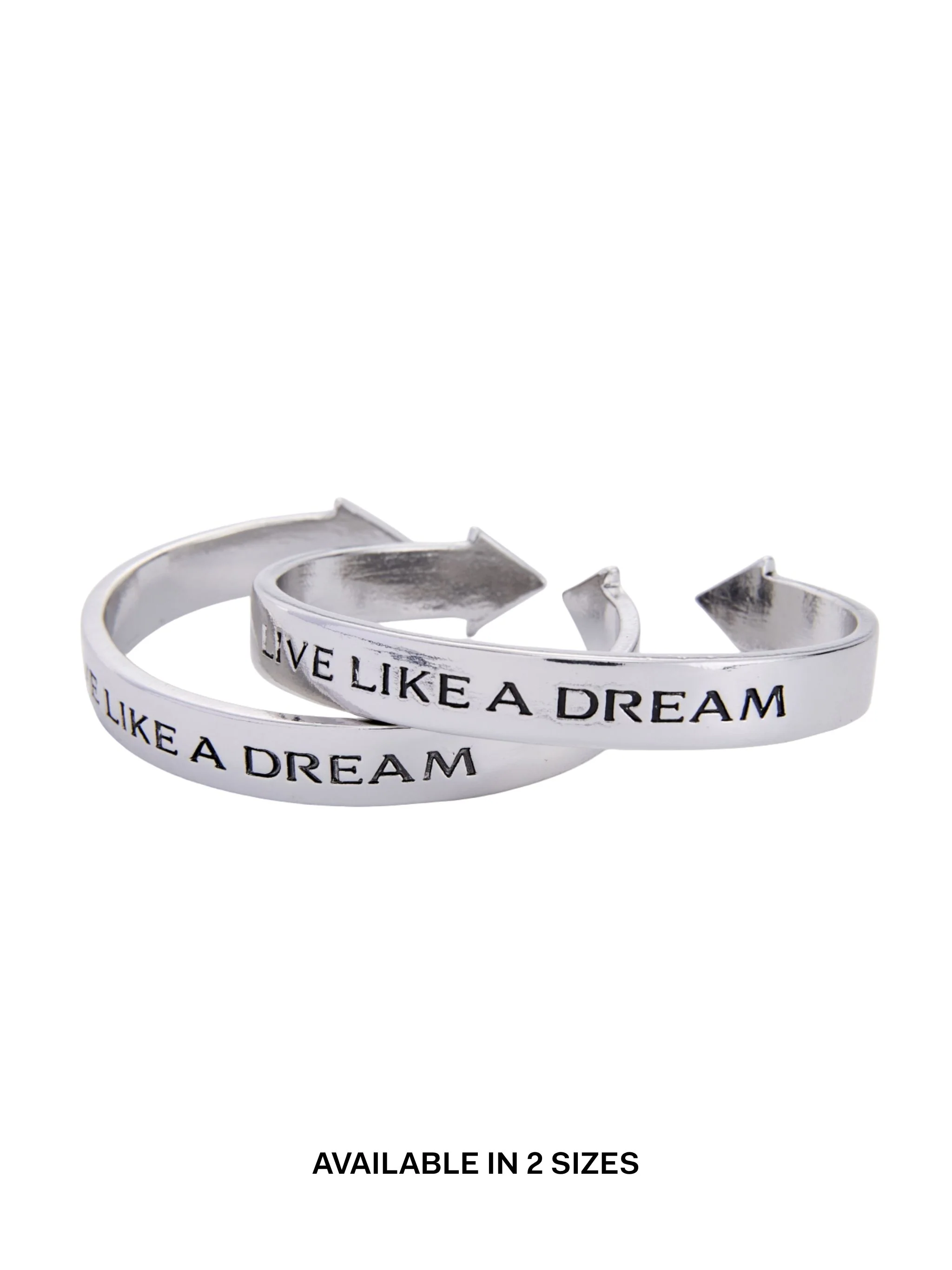 Live Like A Dream Silver Cuff - Image 4