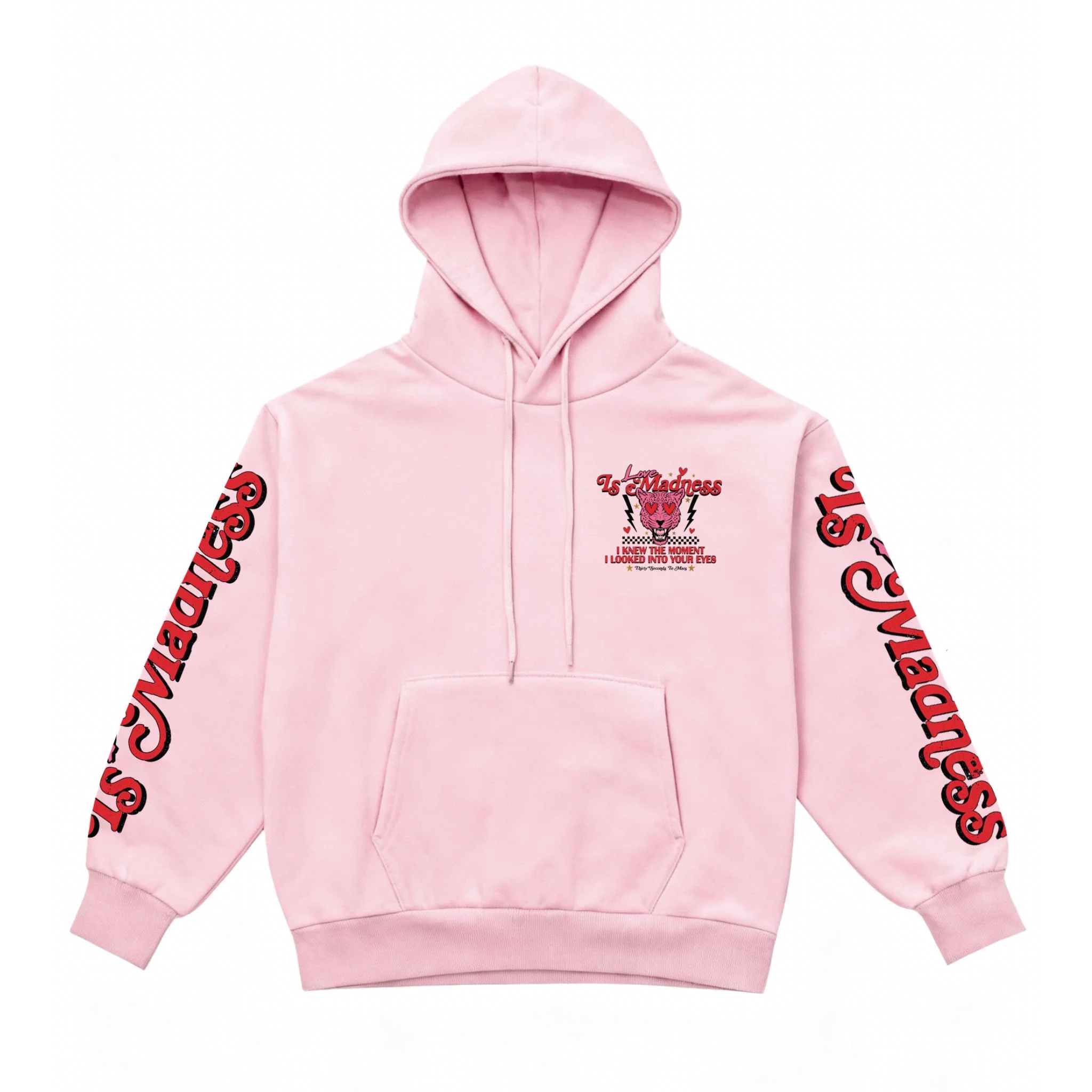 Love Is Madness Lyric Hoodie - Image 3