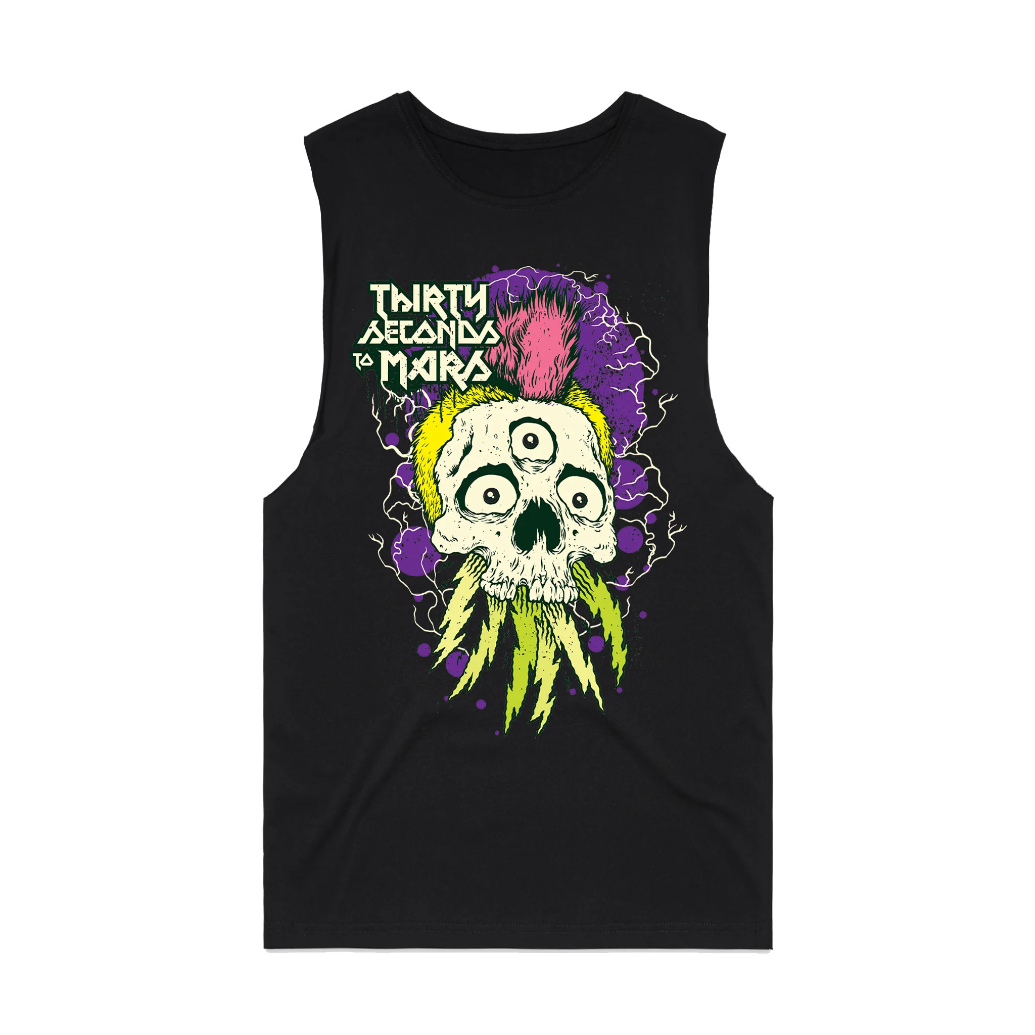 Seasons World Tour Mohawk Skull Tank - Image 3